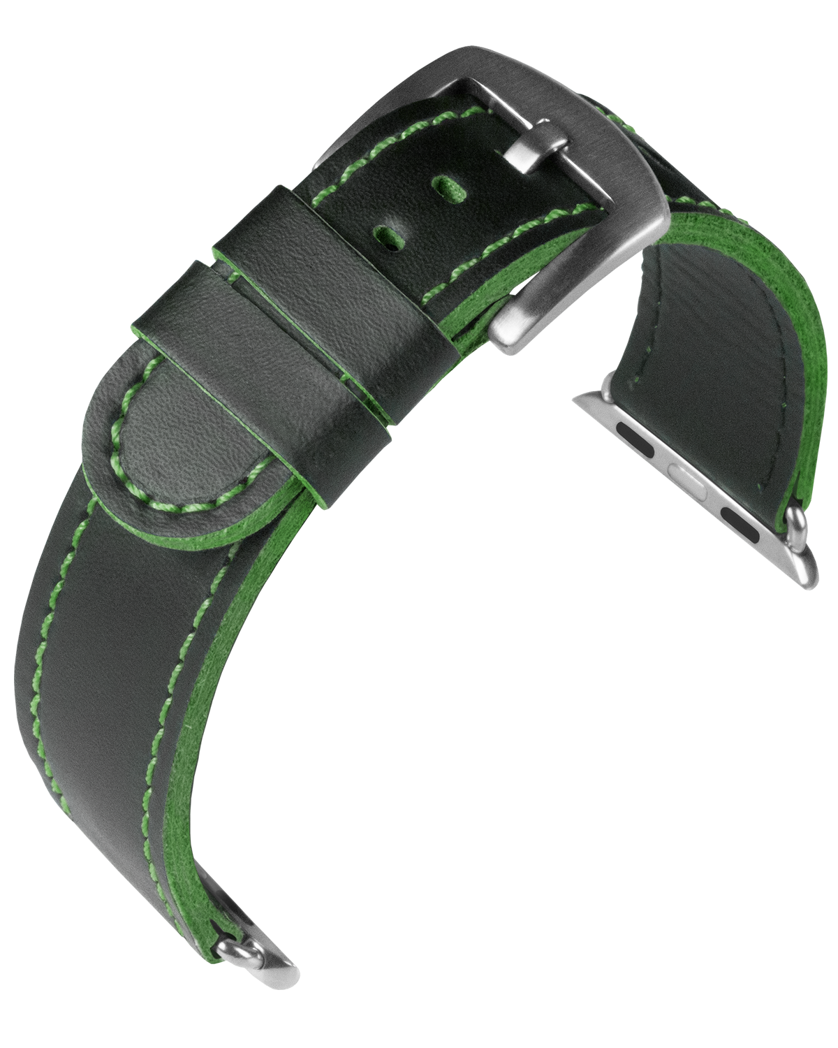 Lederband OLYMP Smart grün für APPLE WATCH