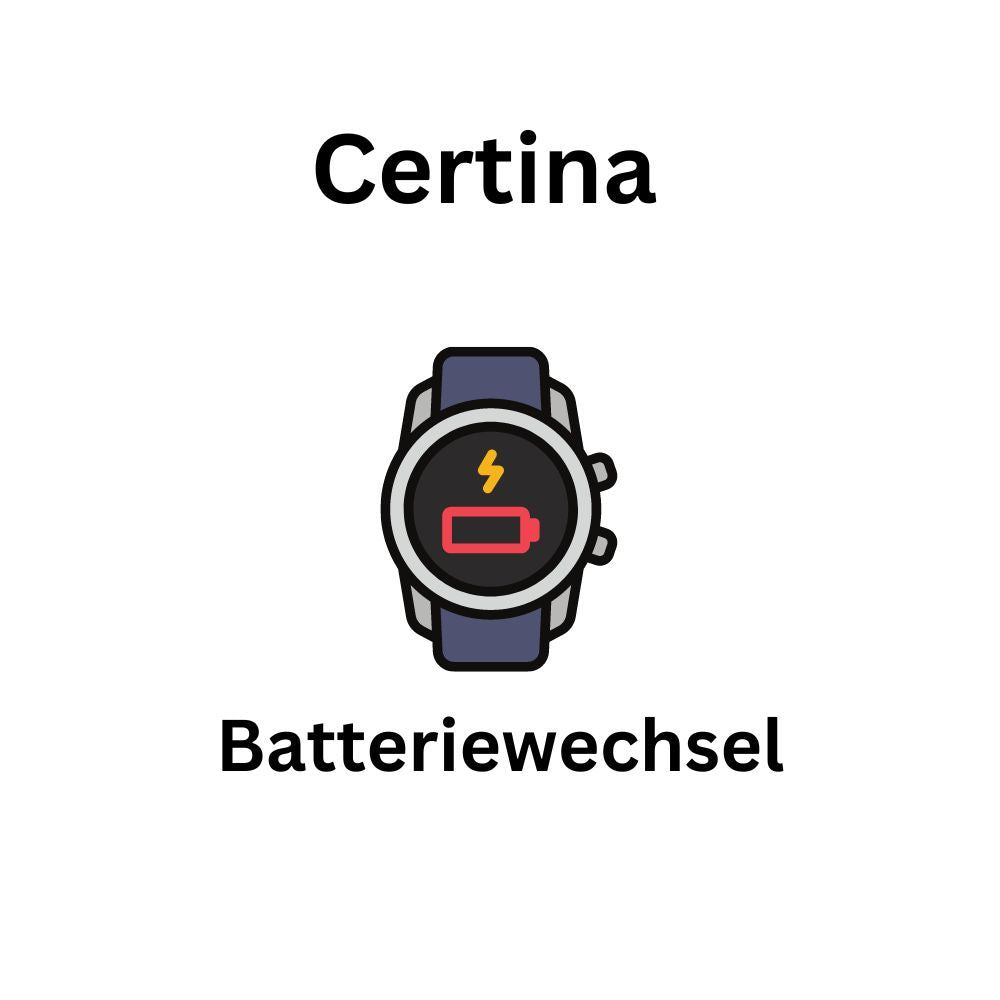 Batteriewechsel  Certina