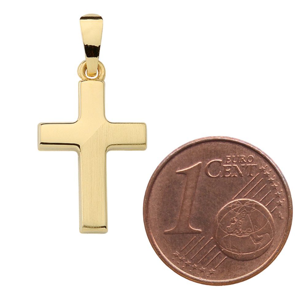 Kreuz Anhänger Gelbgold Modell 144480