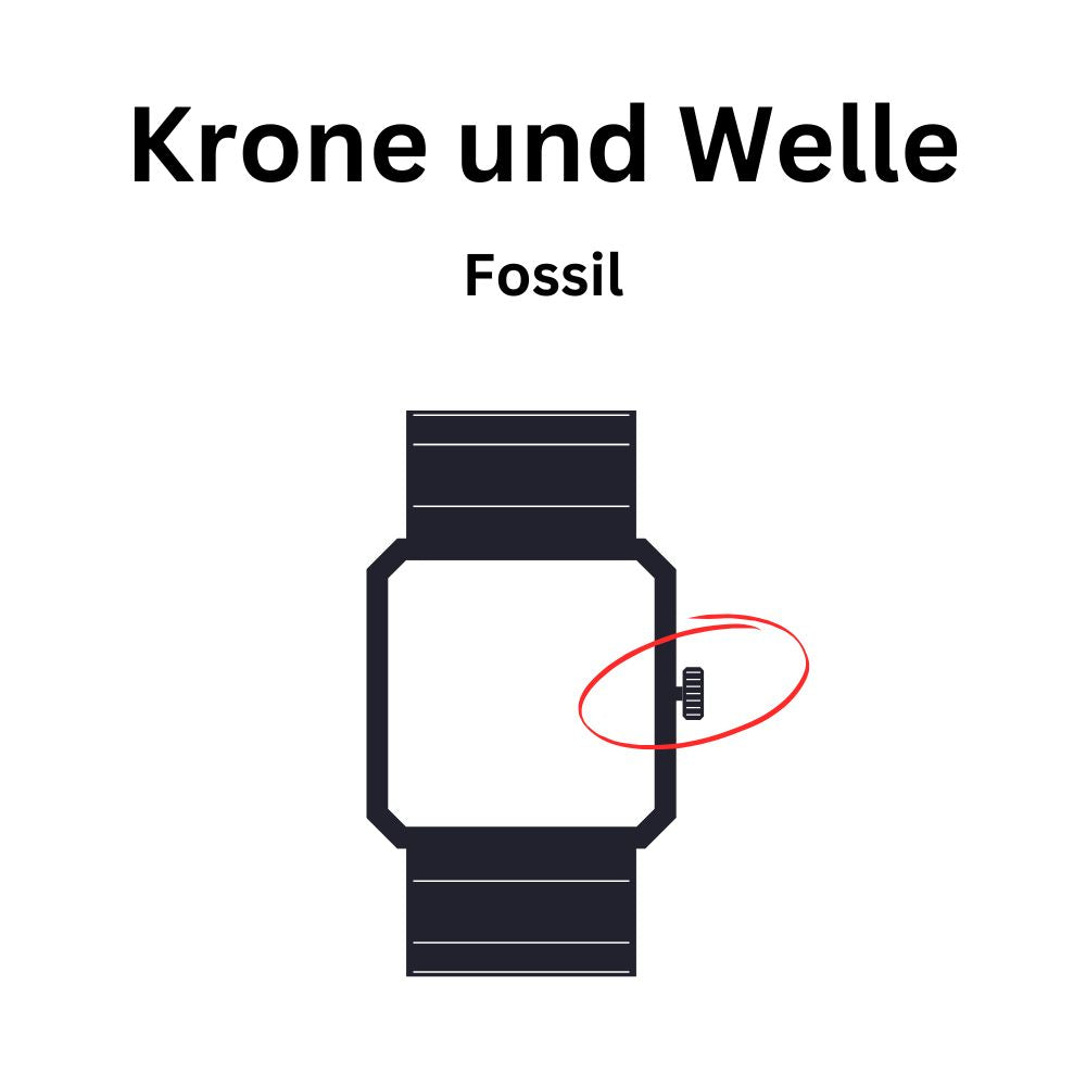 Krone ersetzen bei Fossil Uhren