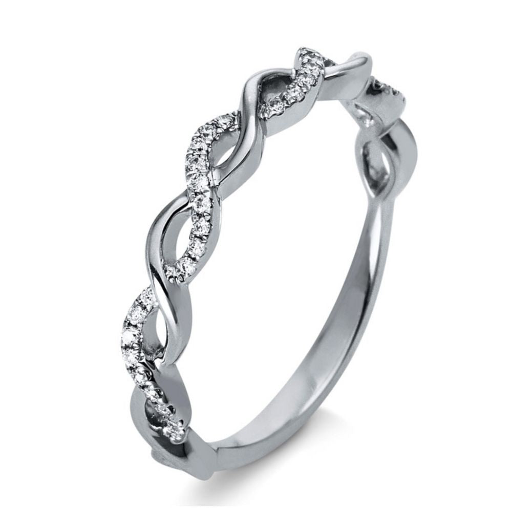 Diamant-Ring 750 Weissgold - Brillant
