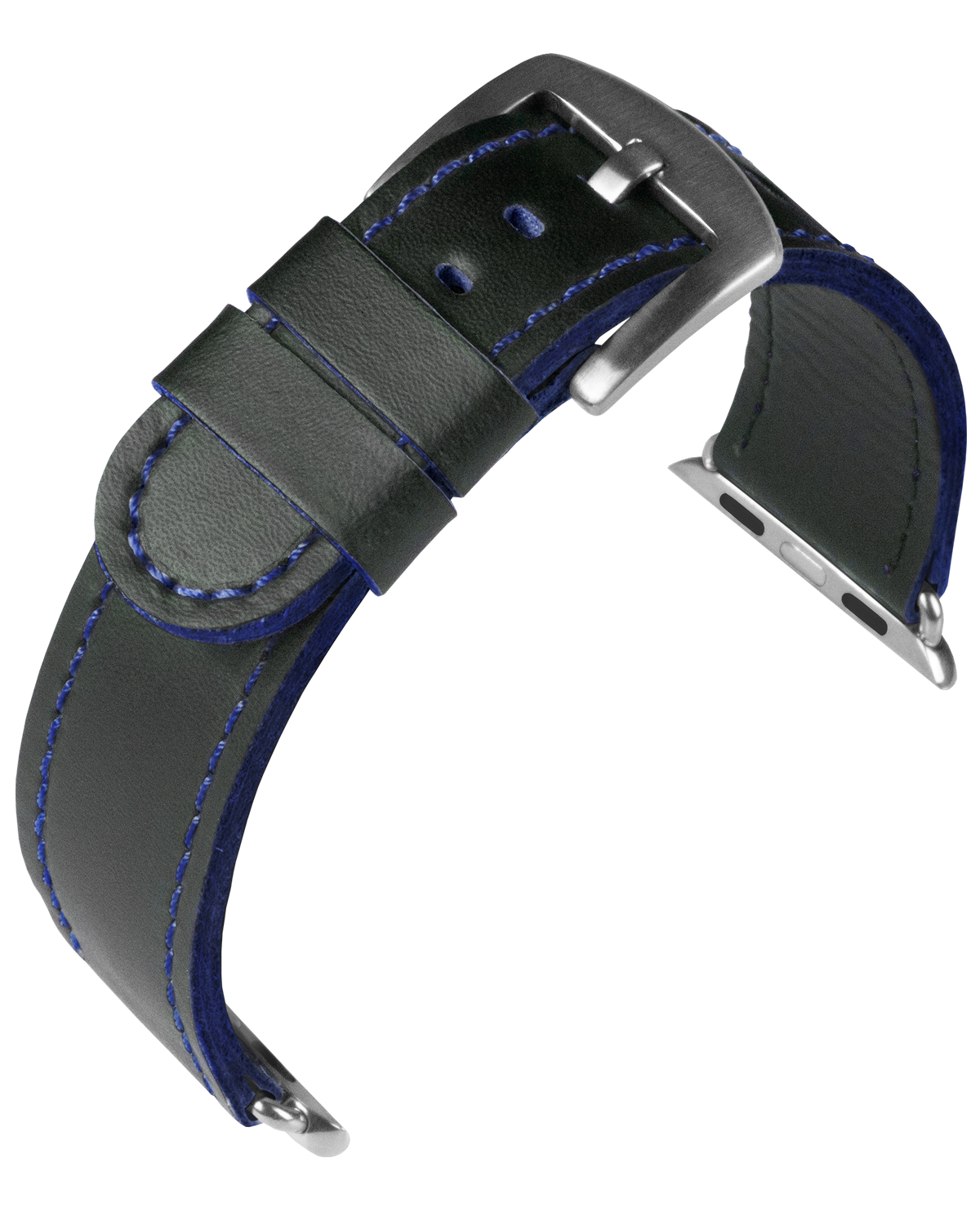 Lederband OLYMP Smart blau für APPLE WATCH