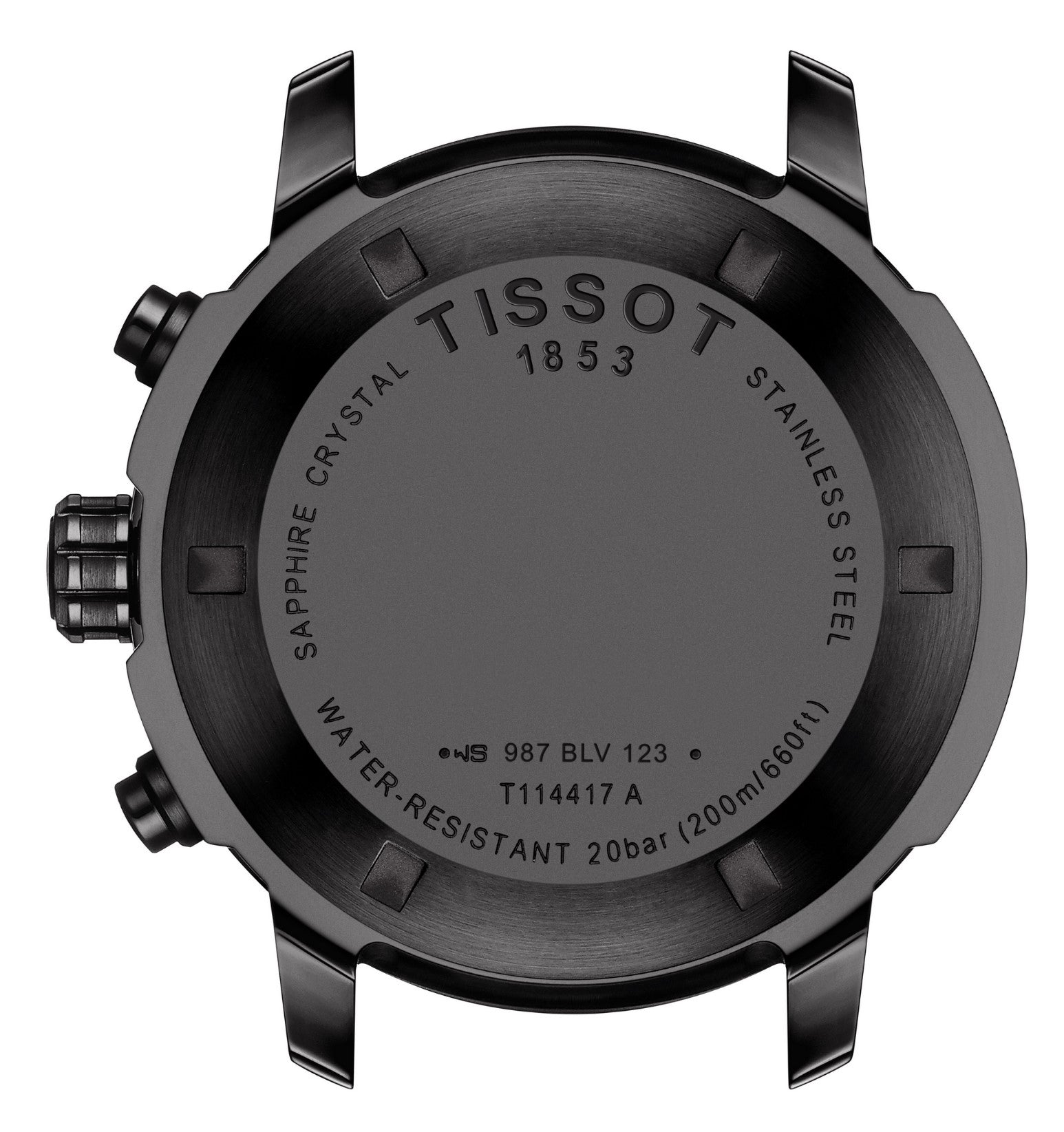 TISSOT PRC 200 Chronograph schwarzer PVD